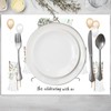 50 Pcs Wedding Paper Placemats, 16 x 11 Inches Disposable