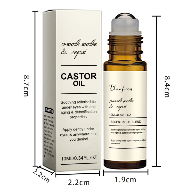 Esencias Reafirmantes Para Ojos Con Aceite De Ricino, Hidrat