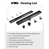 HTOH Black Shower Drain, 24 Inch Linear Shower Drain with