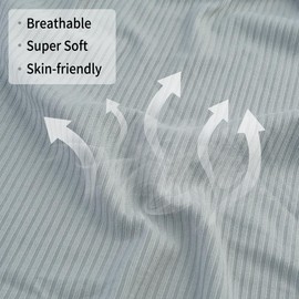 Viviland Jersey Swaddle Blanket, Ultra Soft Stretchy Receiving Blanket, Newborn Swaddle Wrap for Boys & Girls, 40 x 30 inches, 2 Pcs