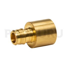 PROCURU 10-Pack, 1/2" PEX-A x 3/4" Female Sweat Adapters, Expansion PEX-A F1960 Brass Plumbing Fitting (Fits over 3/4" Copper Pipe)