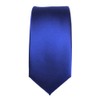 TigerTie Slim Satin Tie in Solid Colour in Various Colours