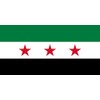 2 x Syrian Flag Car Sticker 8 x 5 cm