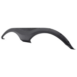 RecPro RV Tandem Fender Skirt | Sleek Style | Plastic Trim Moulding | Black (1)