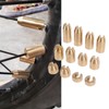 Brass Wheel Spoke Balance Weights Precise Design Wear Resistant Wheel