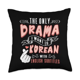 Lightsticks K-Pop Fashion for Fans of korean K-Drama & K-Pop Throw Pillow