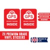 (2 Pack) GPS Security Tracker Inside Sticker (2 Pack) for