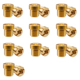 ULZOZN 1/4-32 Carburetor Main Jets Kit Fit for Holley 2010 2300 4010 4011 4150 4160 4500, Aperture size 70 71 72 73 74 75 76 77 78 79 10 Sets