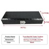 caqeg 34.5 Inch Heavy Duty Aluminum Stripes Plated Tool Box