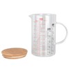 Glass Measuring Cup V Shaped Nozzle Clear Scale Comfortable Grip