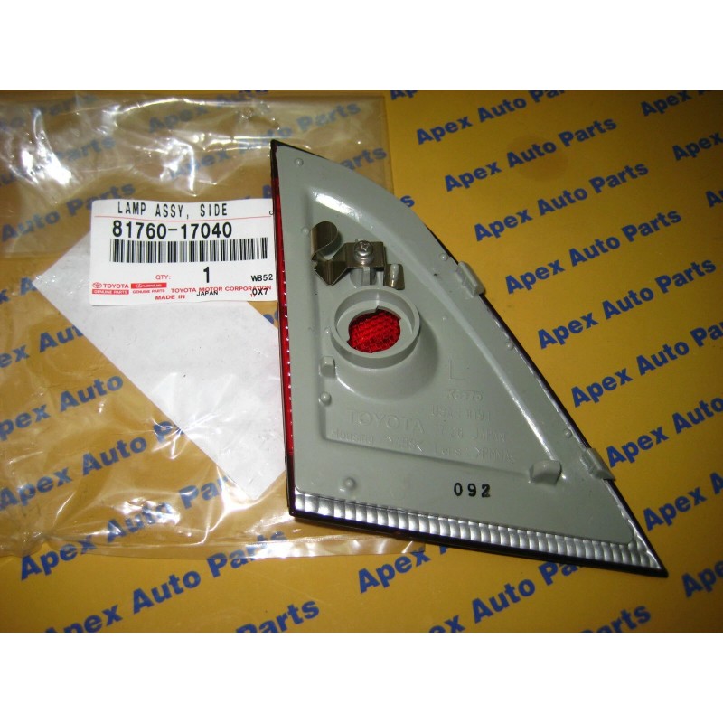 Toyota MR2 Red Left Rear Corner Side Marker Light Genuine