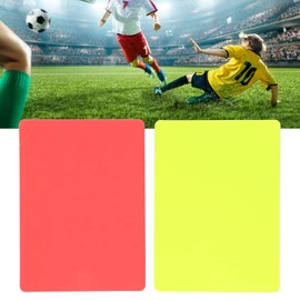 Longzhuo Referee Cards Set of 5 Sports Football Referee Red and Yellow Cards Set Football Warning and Eject Cards