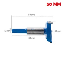 Forstner Woodworking Maso Drill Bit 50mm Diameter for Drill Hinge Hole Saw for Wood, Plastic, Plywood, 15mm to 80mm (Pack of 1)
