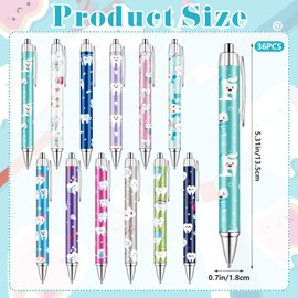 LIUBUJINGYING 36 Pcs Dental Pen Gifts Teeth Ballpoint Pens Bulk Teeth Themed Writing Pens Retractable Black Ink Pens Motivational Work Pens Rolling Ball Pen for Dental Assistant Nurse Office Supplies