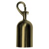 Lawrence metal ROPEEND-SNAP-2P Rope End Snap, Polished Brass