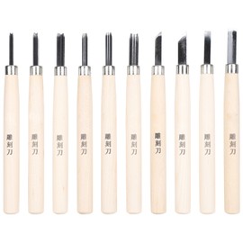 10Pcs Carving Knife Rubber Stamp DIY Stickers Engraving Pen Art Craft Cutting Supplies
