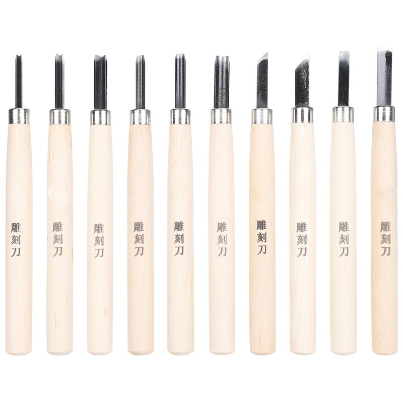 10Pcs Carving Knife Rubber Stamp DIY Stickers Engraving Pen Art