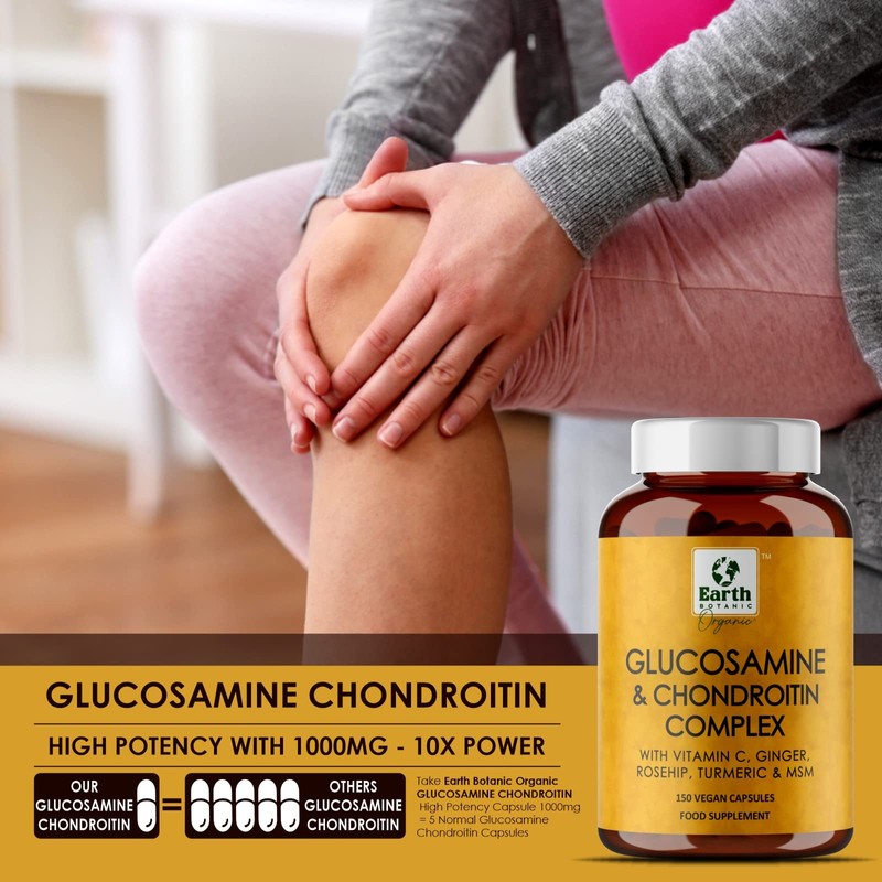 Earth BOTANIC Organic Earth BOTANIC Organic Glucosamine and Chondroitin Complex-150