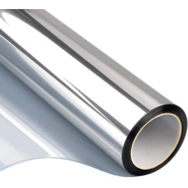 PROLINE FILM  SILVER REFLECTIVE 30"X5' PROLINE WINDOW FILM COLOR SOLAR MIRROR TINT POLARIZADO