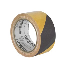 Nespoli N9930194788 Signage Ribbon, Black/Yellow, 50 mm x 33 m