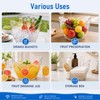 Ice Bucket 2 PCS, Thickened Clear PET Drink Cooler with