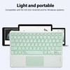 Bluetooth Keyboard with Touchpad 78 Keys Ultra Slim Silent Portable