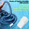 1-1/2" Pool Vacuum Hose Cuff 2 Pack Threaded Swimming Pool