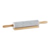 RSVP International RPW-10 White Marble Rolling Pin for Baking &