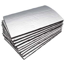 pikake bay Thermal Insulation Sheet, 9.8 x 7.1 x 0.2 inches (25 x 18 x 0.5 cm), 10 Pieces, For Cars, Soundproofing, Deadening, Easy, Heat Resistant, Engine, Sound Absorption, Vibration Control, Silent