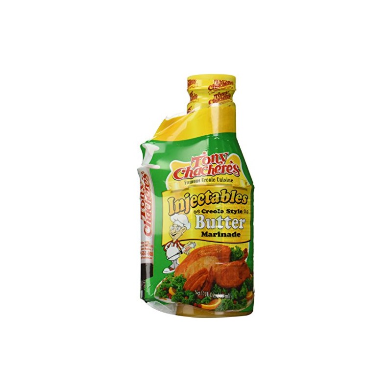 Tony Chachere's Butter with Injector 17oz (2 pack)