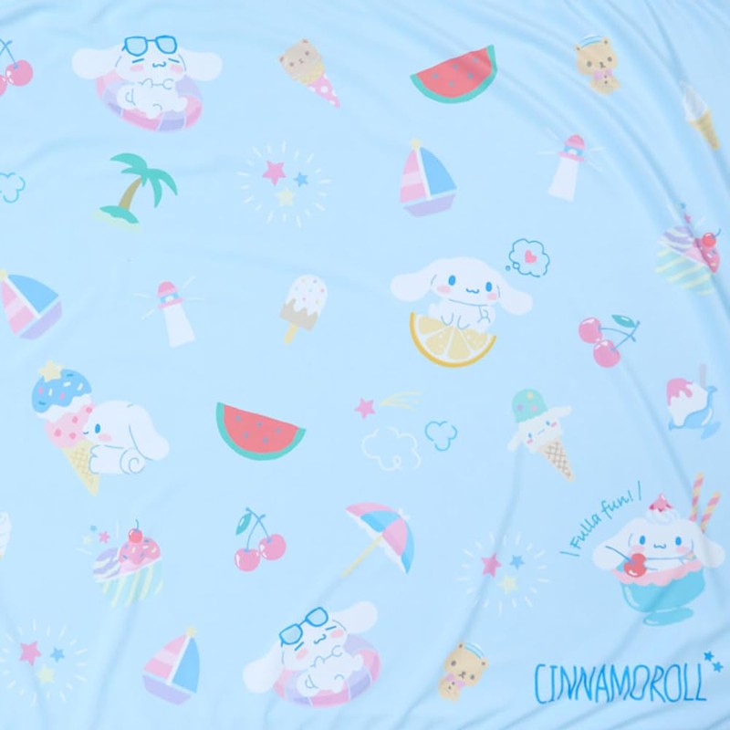 Sanrio 421022 Cool Touch Blanket Cinnamon Roll, Approx. Width 43.3