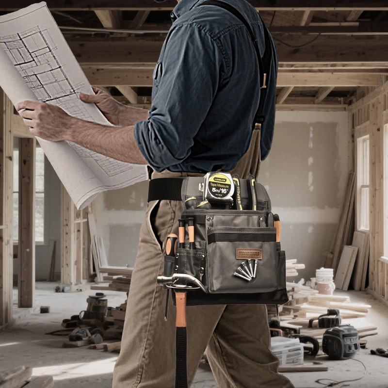 VIDAR TOOLS Small Tool Belt Pouches,Tool Belts for men,magnetic tool