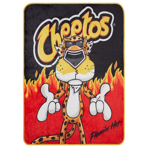 Cheetos Chester Cheetah Fleece Throw Blanket - Flamin Hot Chester Cheetah Soft Fleece Throw Blanket