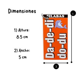 Tarjetas didácticas Escolares. Tarjetas Flash. Aprende sílabas en español, Capítales de México, Tablas de multiplicar. (Sílabas en español)