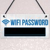 RED OCEAN Wifi Password Chalkboard New Home Friend Gift Hanging