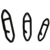 Harmony Fishing Stealth Clips (25 Pack) [Black Stainless] (18mm (50#