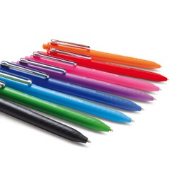Pentel iZee Retractable 1.0mm Ballpoint - Assorted 30pc Tub