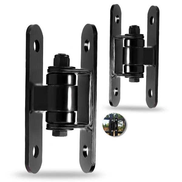 2 Pack Heavy Duty Outdoor Gate Hinges with Sealed Bearings,