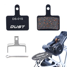 GlasFlength Brake Pads Bicycle for Shimano 4 Pairs, Disc Brake Pads for B01S B05S High Performance Bike Pads Semi Metal