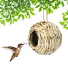 Nest Bird Cage Grass Egg Cage Bird House Outdoor Decorative