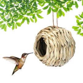 Nest Bird Cage Grass Egg Cage Bird House Outdoor Decorative Weaved Hanging Parrot Nest Hou