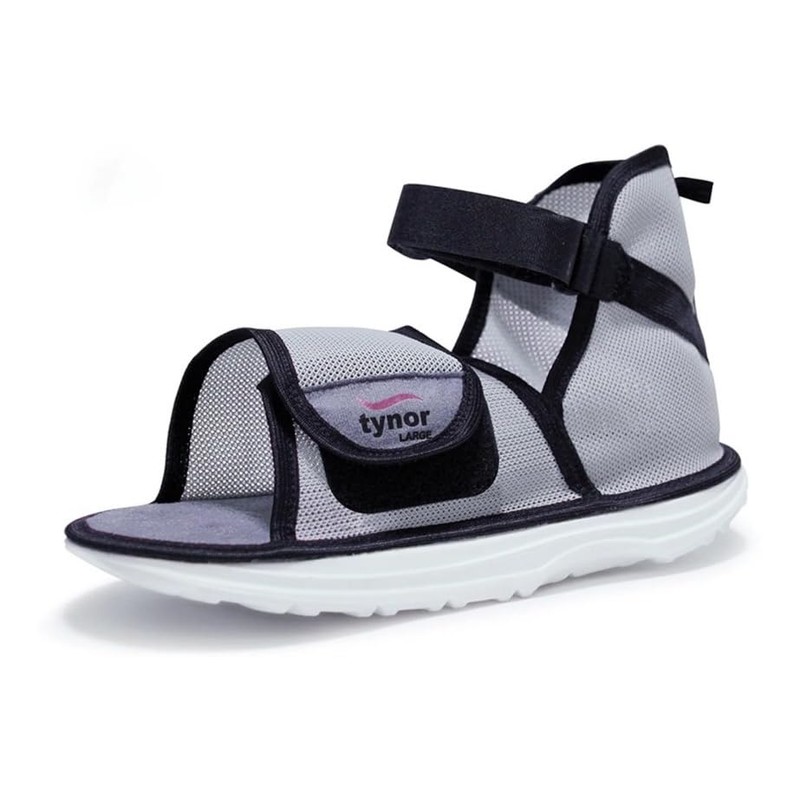 TYNOR Zapato para Yeso Azul - Modelo C08 (Grande, ORTOPEDICO)