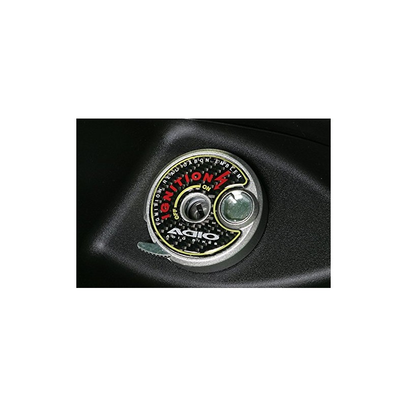 ADIO BK48217 Key Cylinder Emblem Black Cygnus X (2/3/4 Type)