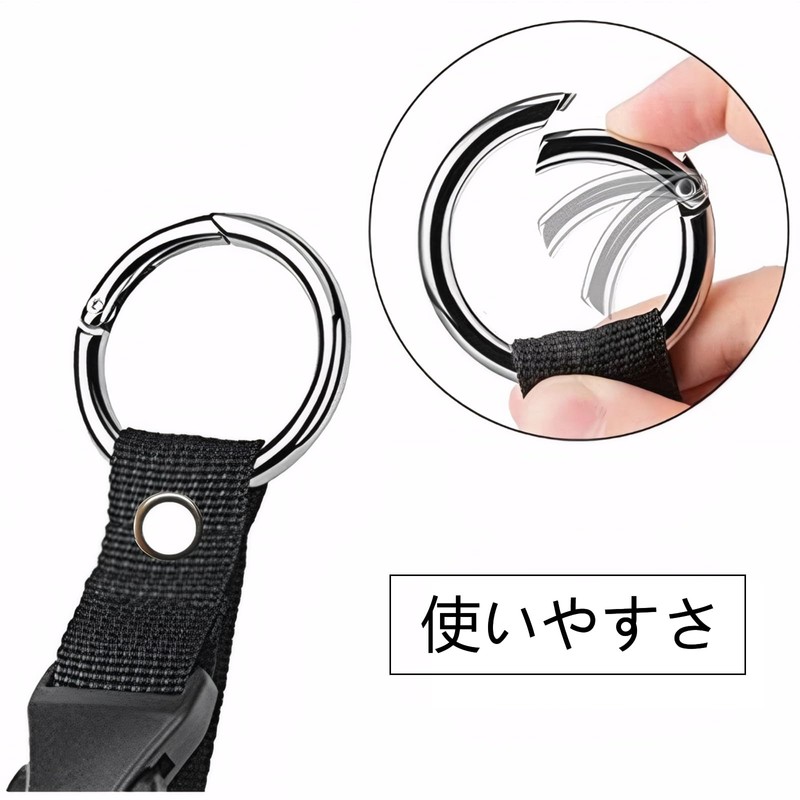 BLOOPIC Luggage Straps, Portable Jacket Holder, Set of 2, Adjustable,