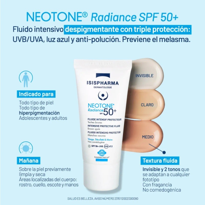 Isispharma Neotone Radiance Protector Solar Color Medio