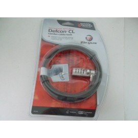 Targus Notebook Monitor PC Security Defcon CL Combo 6.5 ft Cable Lock PA410U NEW