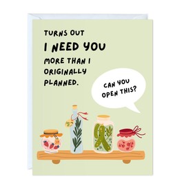 Father's Day Card, Cute Anniversary Birthday Card, for Dad Mom/Her Him/Husband Boyfriend/Girlfriend Wife, Friendship Thank You Kawaii Greeting Card (Turns Out I Needed You ...)