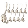 Mokife Coat Hooks Wall Mounted, 10 Pack Antique Wall Hooks