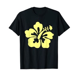 Yellow Hawaiian Hibiscus - Hawaiian Flower T shirt