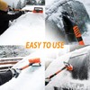 ZONETECH Snow Scraper for Windshield and Ice Removal (35" Extendable